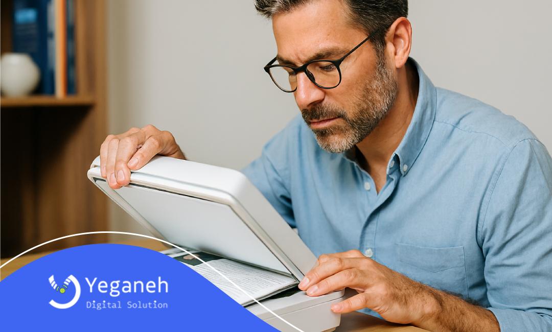 مراحل اسکن مجله